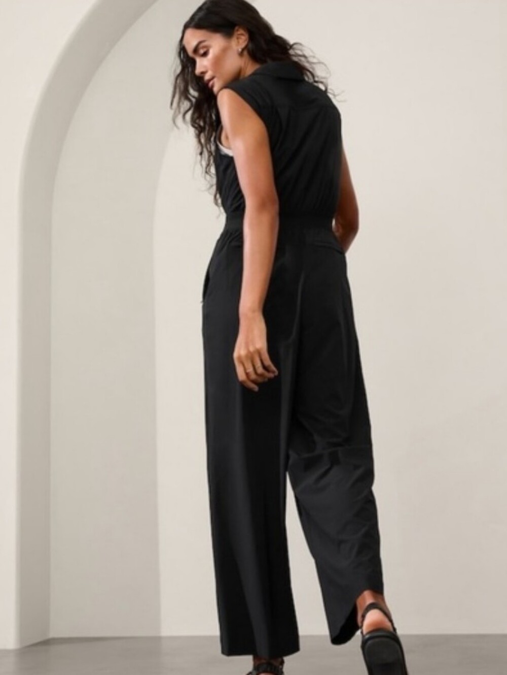 Athleta Brooklyn Heights Wide Leg Jumpsuit Size 2/P - Picture 2 of 9